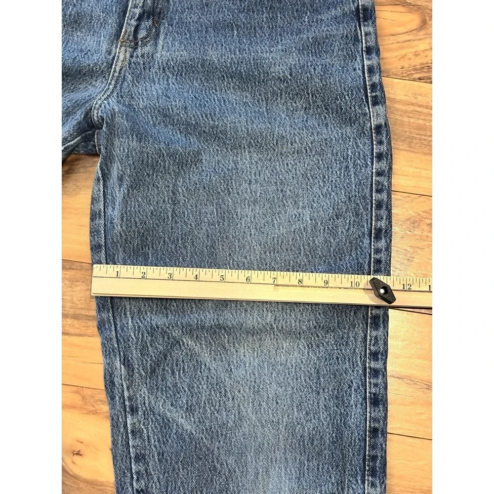 ZENA 30x28.5  13 High Waisted Mom Jeans Cotton Relaxed Tapered Leg 80s Retro - Picture 8 of 10